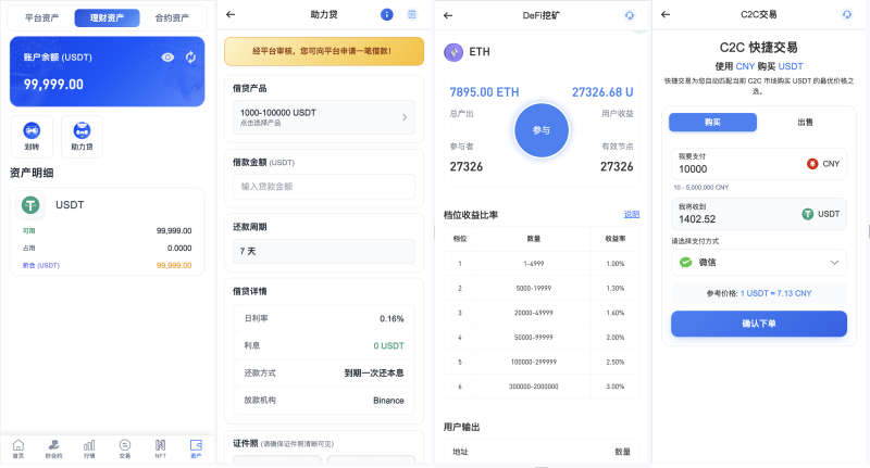 区块链交易所源码/Dapp交易所源码/币币 秒合约 DeFi U本位 NFT 质押 C2C 机器人 多语言 外汇 黄金 大宗 交易等等功能-源码屋源码网-专注分享永久免费的程序源码资源，网站源码，PHP源码，网站模板，商业源码，整站源码，源码下载，源码屋源码网