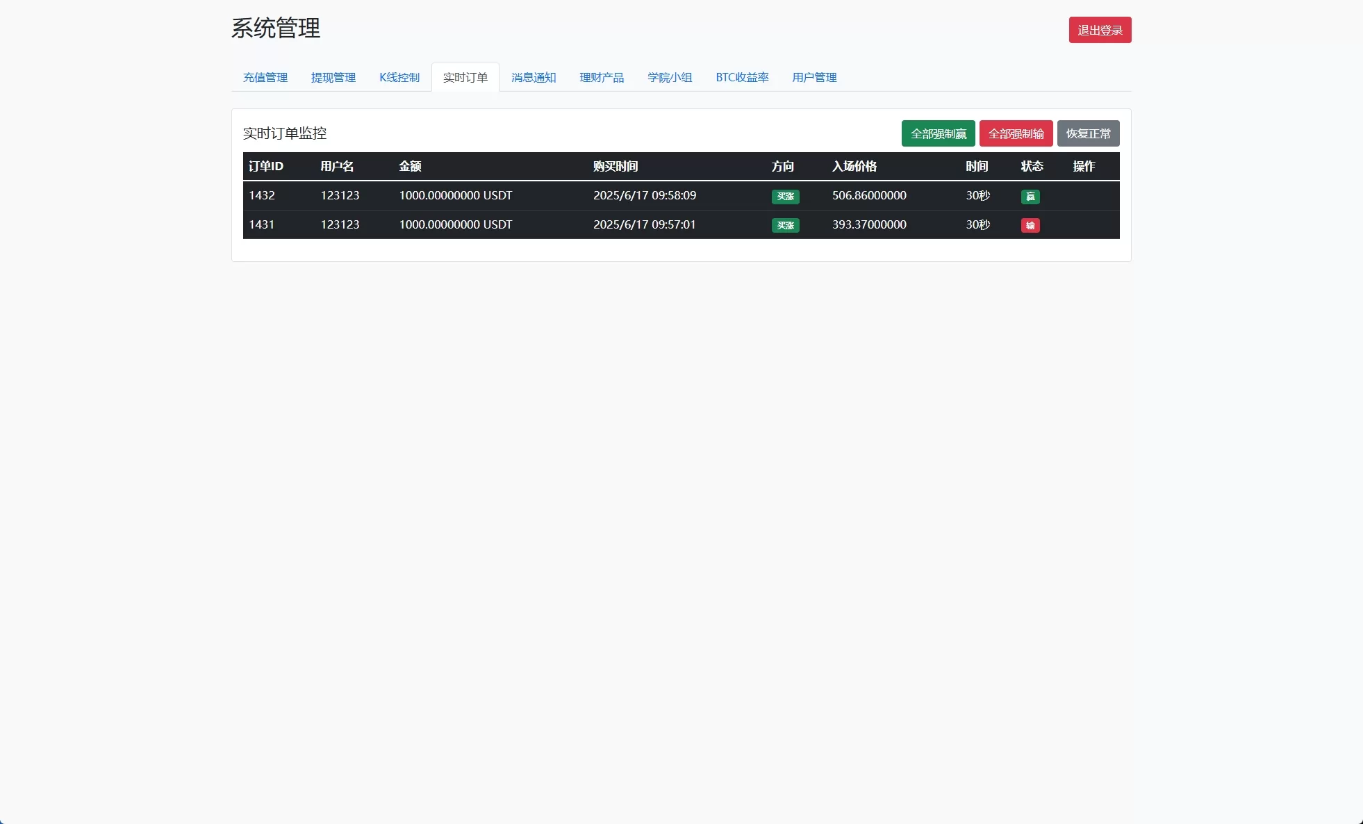 海外交易所系统+秒合约+杠杆交易+投资+K线控制-源码屋源码网-专注分享永久免费的程序源码资源，网站源码，PHP源码，网站模板，商业源码，整站源码，源码下载，源码屋源码网