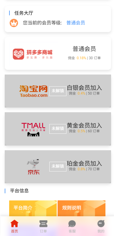 运营版抢单刷单系统/打针/做单/会员跟踪/信誉分-源码屋源码网-专注分享永久免费的程序源码资源，网站源码，PHP源码，网站模板，商业源码，整站源码，源码下载，源码屋源码网