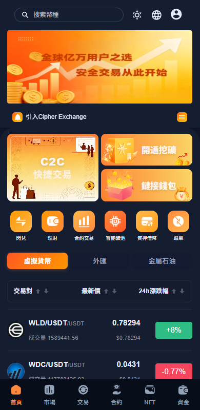 多语言交易所系统/永续合约交割合约/K线控制/C2C/借币-源码屋源码网-专注分享永久免费的程序源码资源，网站源码，PHP源码，网站模板，商业源码，整站源码，源码下载，源码屋源码网