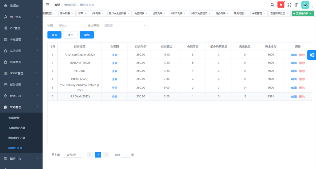 多语言视频任务系统/电影VIP任务/视频返利/前端uniapp-源码屋源码网-专注分享永久免费的程序源码资源，网站源码，PHP源码，网站模板，商业源码，整站源码，源码下载，源码屋源码网