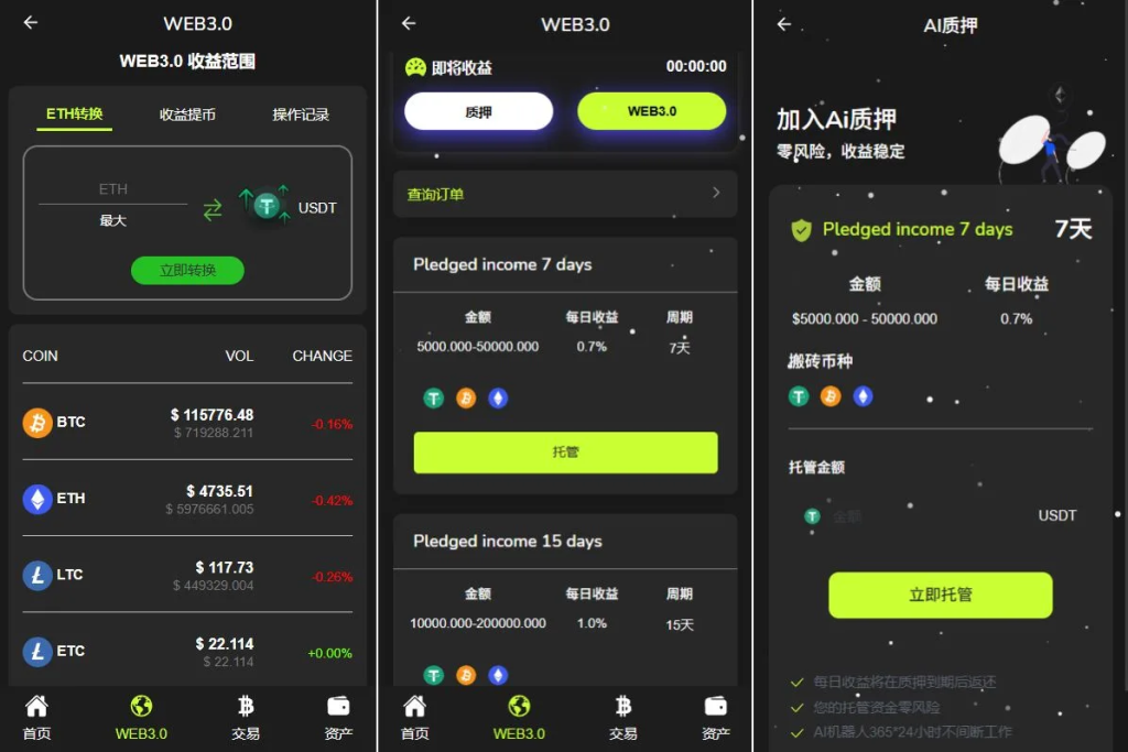 新版海外DAPP交易所#期权交易#质押#信用分-源码屋源码网-专注分享永久免费的程序源码资源，网站源码，PHP源码，网站模板，商业源码，整站源码，源码下载，源码屋源码网